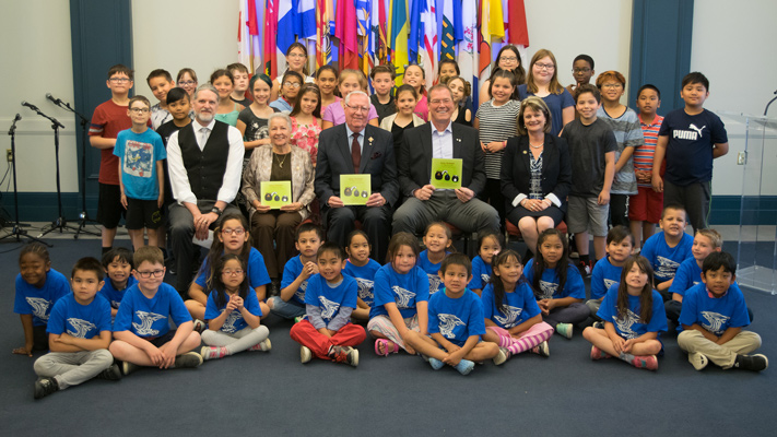 Saskatchewan Lieutenant Governor, elementary school students share story time to launch Indigenous languages project of Prince’s Charities Canada